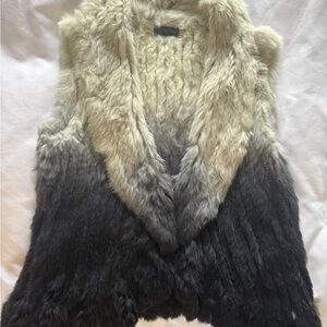 Real Fur Ombre Vest